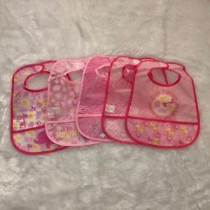 Baby girl bibs
